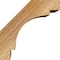 Ekena Millwork 6"W x 6"D x 6"H Merced Rough Sawn Knee Brace, Western Red Cedar BRC06X06X06MRC00RWR - alternate 3